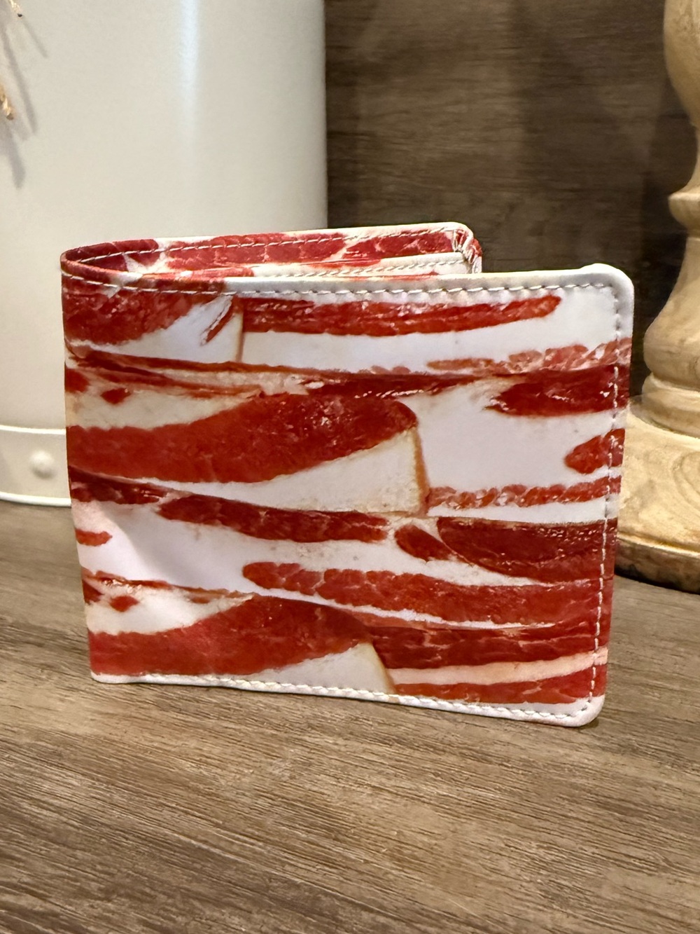 Bacon Print Bifold Wallet